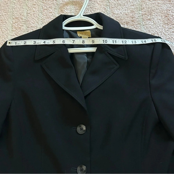 Caslon Black Blazer Jacket 3 Button Front Size 10 Petite - Picture 7 of 11